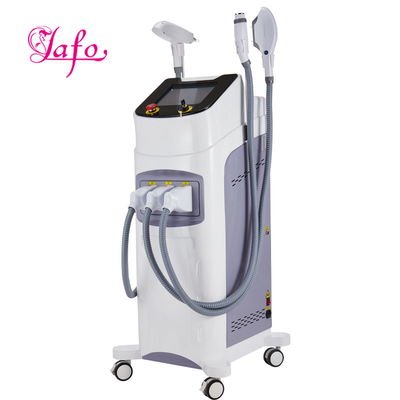 Buy 3 In 1 OPT + IPL+ Rf+ Nd YAG Permanent laser Tattoo Removal Skin Rejuvenation Hair Removal Machine LF-664B online manufacture