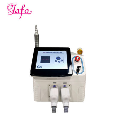 Buy 808 diode laser + ND yag 1064 nm 532 nm nd yag laser q-switched tattoo hair removal machine online manufacture