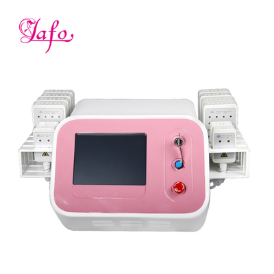 LF-318B portable 650nm & 980nm lipo laser slimming machine with 12pads