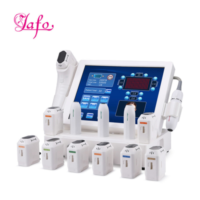 Portable skin tightening smas hifu 4 d 12 lines cartridges 4d hifu vmax machine
