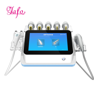 10 cartridges Hifu 7D Machine Body Face Lifting and HIFU 2 in 1 portable  rf face lifting skin tightening machine