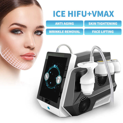 Portable Ice Cool Hifu Machine High Power Vmax Focused Smas Lifting Eye Care Hifu Machine